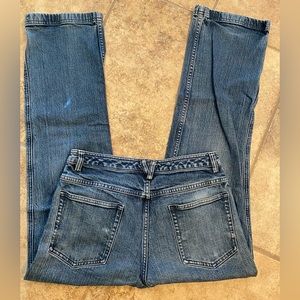 Duluth Trading Co. size 8 Womens Blue Wash Jeans High Rise